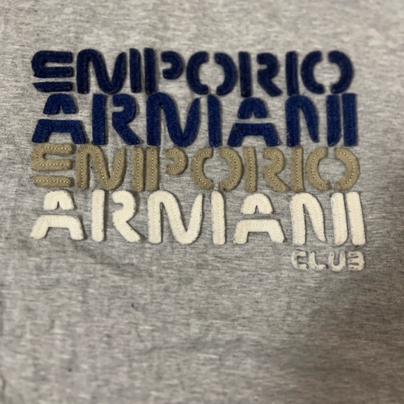 Men’s Emporio Armani Designer Tencel T-Shirt - Picture 2 of 3